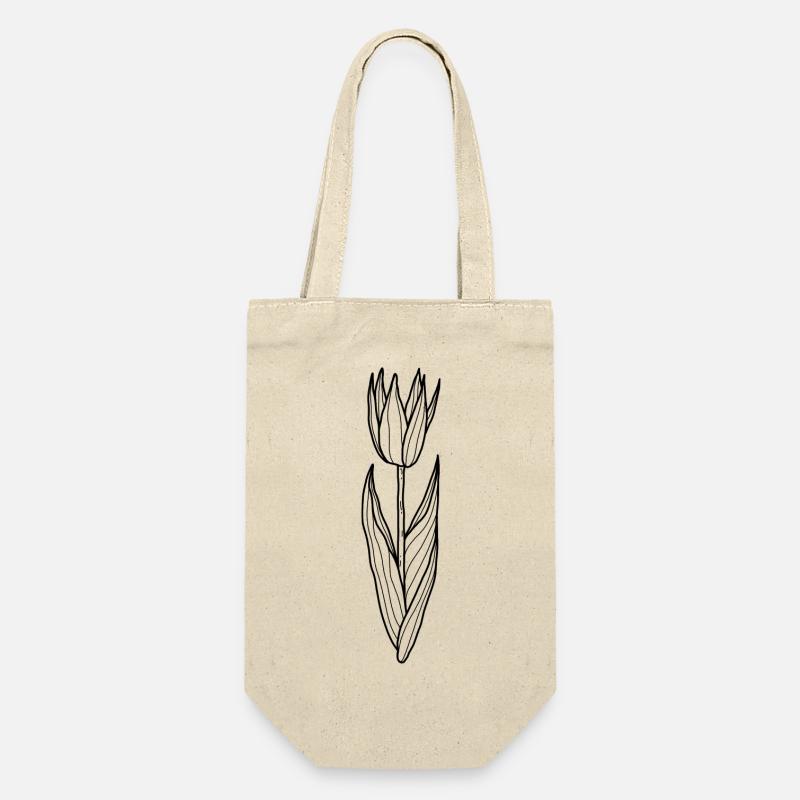 Tulipe fleurie - Sac à bouteille - nature