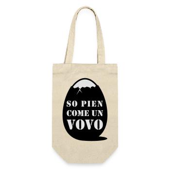 so pien come un vovo - I am full like an egg - Gift Bag for Bottles - nature - Front
