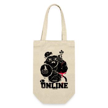 geek addict poker - Sac à bouteille - nature - Devant