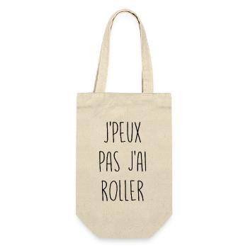 Je peux pas j'ai roller - Sac à bouteille - nature - Devant
