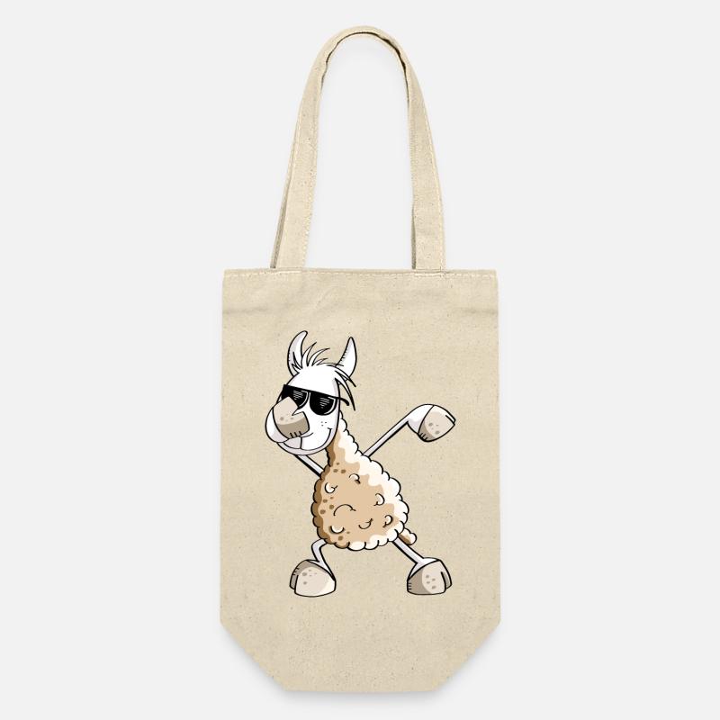 Cool Dab Dance Lama - Dabbing Alpaga - Comic Fun - Sac à bouteille - nature