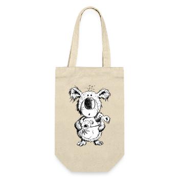 Koala Maman avec des bébés - Sac à bouteille - nature - Devant