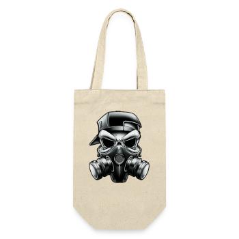 Cooler masken Skull !!! - Geschenkbeutel für Flaschen - Natur - Vorne