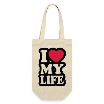 I love my life - Gift Bag for Bottles - nature - Front