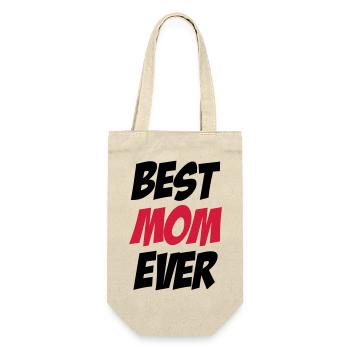 Best Mom Ever - Gift Bag for Bottles - nature - Front