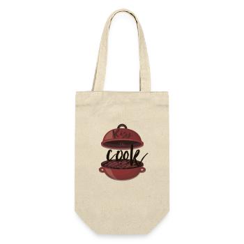 kiss the cook - Gift Bag for Bottles - nature - Front