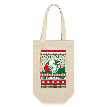 ugly christmas sweater, Cow - Geschenkbeutel für Flaschen - Natur - Vorne