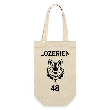 Lozerian - Geschenkbeutel für Flaschen - Natur - Vorne