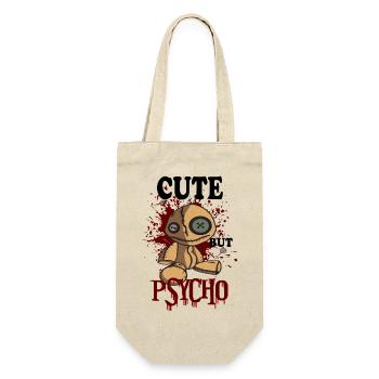 CUTE BUT PSYCHO Voodoo - Doll light - Gift Bag for Bottles - nature - Front