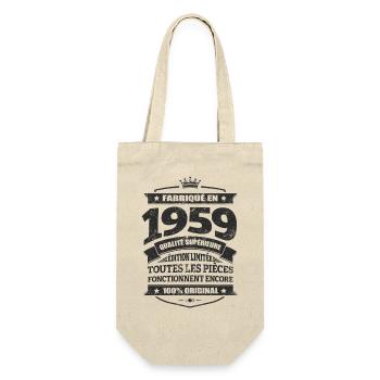 FABRIQUÉ EN 1959 - Sac à bouteille - nature - Devant