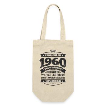 FABRIQUÉ EN 1960 - Sac à bouteille - nature - Devant