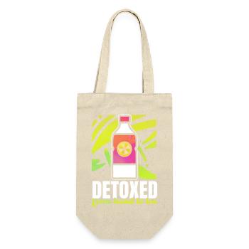 Pleasant Lemon Of Lovable Detoxing Saying - Gift Bag for Bottles - nature - Front