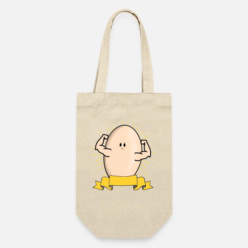 Hard-boiled - Gift Bag for Bottles - nature