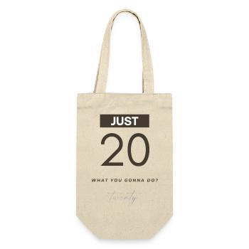 JUST 20 design for its 20th birthday 2003 - Gift Bag for Bottles - nature - Front