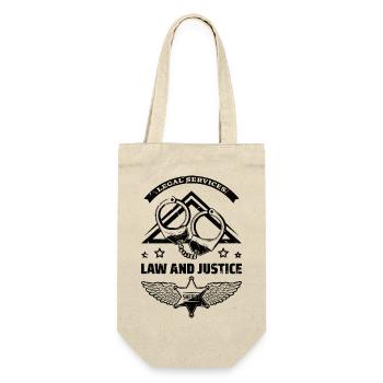 Law And Justice a - Gift Bag for Bottles - nature - Front