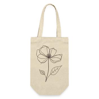 Flower individually as a drawing - Gift Bag for Bottles - nature - Front