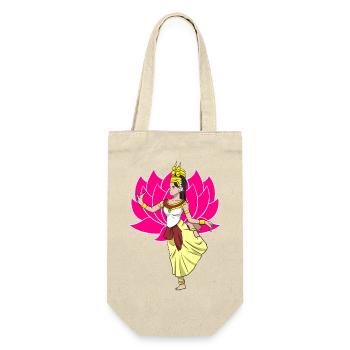 Cambodge Tradition Danse Khmer Apsara I Cadeau - Sac à bouteille - nature - Devant