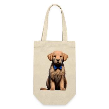 Labrador owner puppy Labrador Retriever - Gift Bag for Bottles - nature - Front