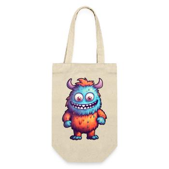 Petit monstre « Munchkin » dans le style comique - Sac à bouteille - nature - Devant