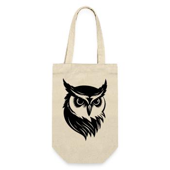 Owl Owl Bird Birds - Gift Bag for Bottles - nature - Front