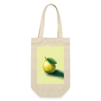 Zitrusfrüchte - Geschenkbeutel für Flaschen - Natur - Vorne