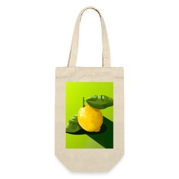 Zitrusfrüchte - Geschenkbeutel für Flaschen - Natur - Vorne