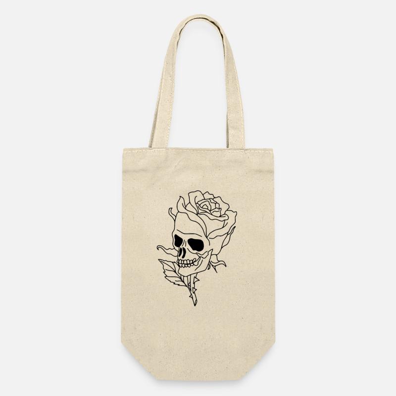 tete de mort - Sac à bouteille - nature