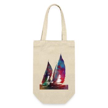 Art sportif de voile #sailing - Sac à bouteille - nature - Devant