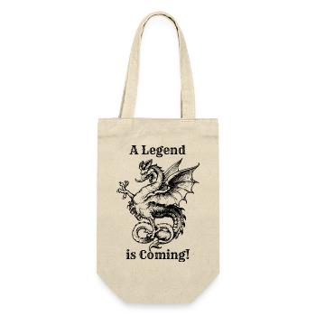 Une légende arrive conçue par LordKacz - Sac à bouteille - nature - Devant