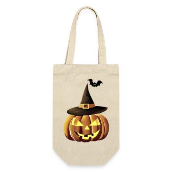 Costume de citrouille Cadeau Halloween Costume de citrouille - Sac à bouteille - nature - Devant