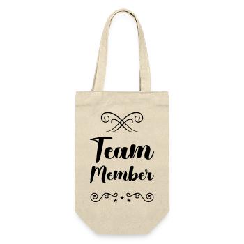 Team Member - Gift Bag for Bottles - nature - Front