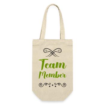 Team Member - Gift Bag for Bottles - nature - Front