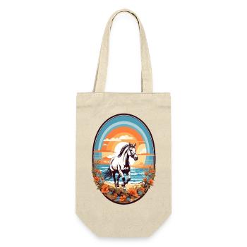 Cheval sur la plage - Sac à bouteille - nature - Devant