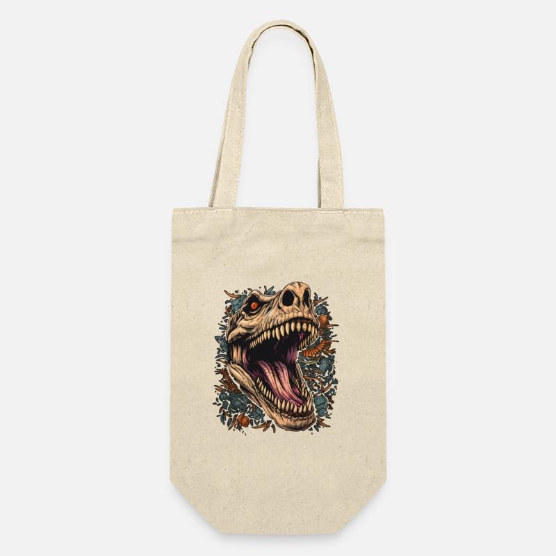 Scary dinosaur - Gift Bag for Bottles - nature