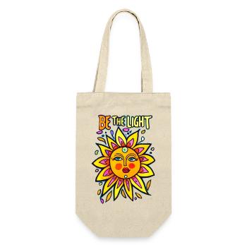 Be the Light - Gift Bag for Bottles - nature - Front