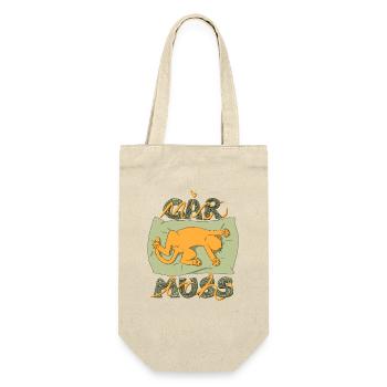 Gar nix muss ich - Geschenkbeutel für Flaschen - Natur - Vorne
