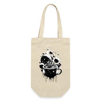 There's a universe in your morning coffee - Gift Bag for Bottles - nature - Front