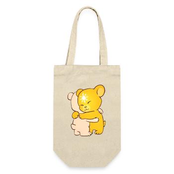Sonnenbärchen - Geschenkbeutel für Flaschen - Natur - Vorne