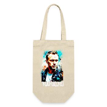 hero,nawalny,graffiti,flagge,russland - Geschenkbeutel für Flaschen - Natur - Vorne
