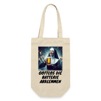 Malle impie débrancher la batterie boire de la bière 1 - Sac à bouteille - nature - Devant