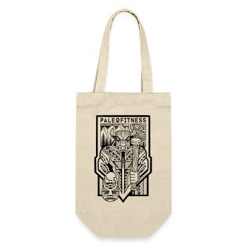Paleofitness Bull Macebell Kettlebell Maori - Gift Bag for Bottles - nature - Front