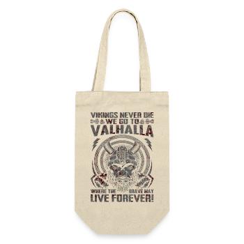 Nordic scandinavia retro viking mystical mythology - Gift Bag for Bottles - nature - Front