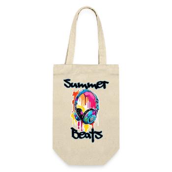 Headphones / Audio / Music / Sound / Cool - Gift Bag for Bottles - nature - Front