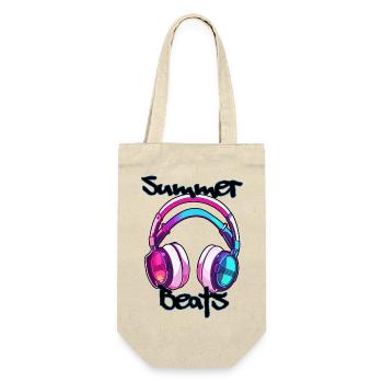 Headphones / Audio / Music / Sound / Studio / Cool - Gift Bag for Bottles - nature - Front