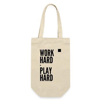 Travailler dur, s’amuser dur - Sac à bouteille - nature - Devant