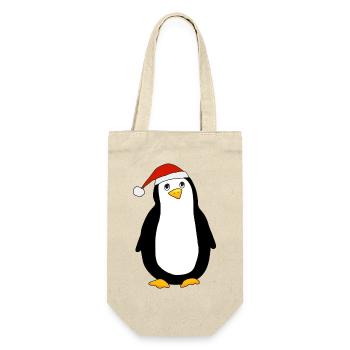 Pingouin de Noël - Sac à bouteille - nature - Devant