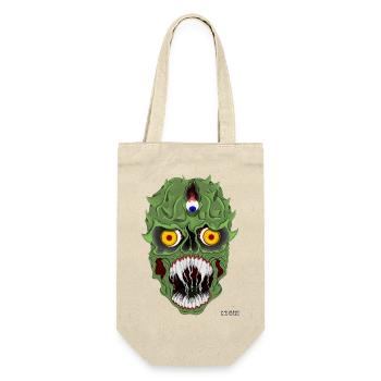 Zombie alien - Geschenkbeutel für Flaschen - Natur - Vorne