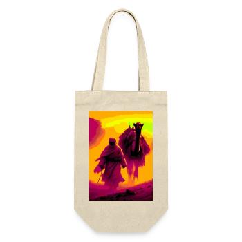 Bedouin in the Desert - Gift Bag for Bottles - nature - Front