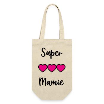 GRANNY. MOM. GRANDMA. MOTHER'S DAY - Gift Bag for Bottles - nature - Front