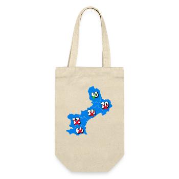 Languedoc Roussillon Region - Gift Bag for Bottles - nature - Front